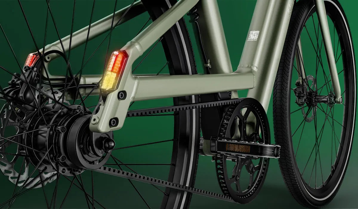 belt drive electric bicycles Euphree Solar Sparrow Step-Thru Bike for Adults The RadKick Belt Drive is a single Belt-Drive Electric Bikes: A Practical