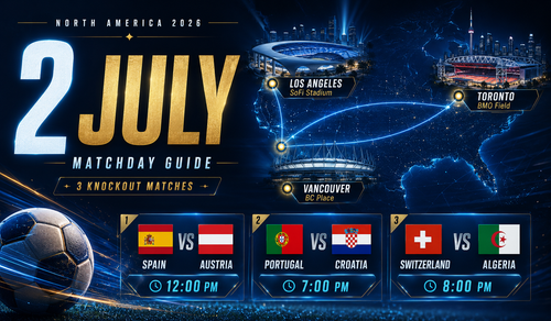 Latest: 2026-07-02 World Cup Match Schedule & Traffic Tips