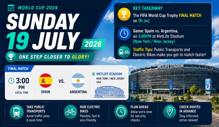 Latest: 2026-07-19 World Cup Trophy Final Schedule & Traffic Tips