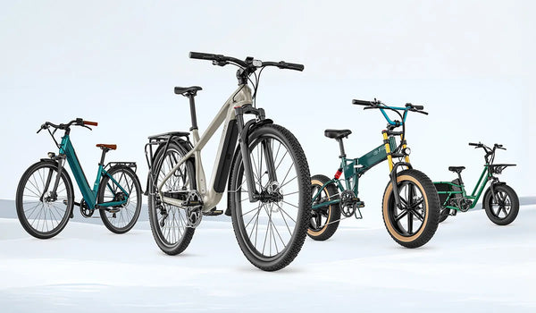 Fiido showcases different electric bikes