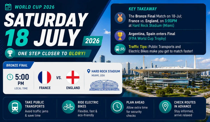 Latest: 2026-07-18 World Cup Bronze Final Schedule & Traffic Tips
