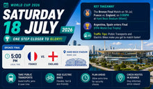 Latest: 2026-07-18 World Cup Bronze Final Schedule & Traffic Tips