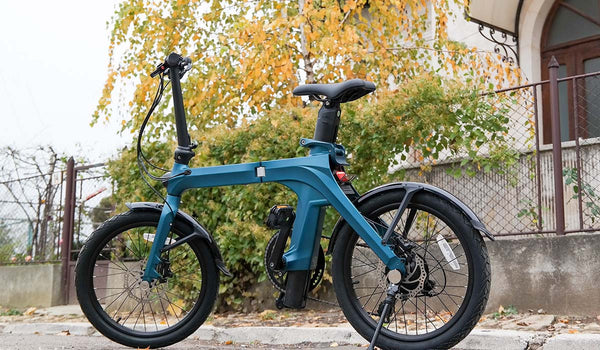 Fiido X electric bicycle parked on the roadside