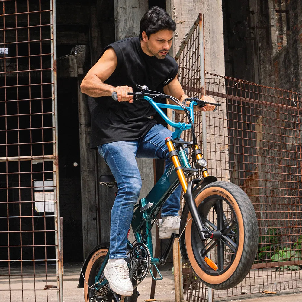 Fiido M1 Pro Electric Mountain Bike, 55.17Miles Long Range, Torque Sensor, Front and Rear Suspension, IP54 Waterproof, Outdoor E-Bike