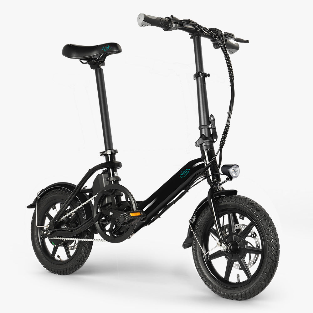 Fiido Black D3 Pro Mini Electric Bike