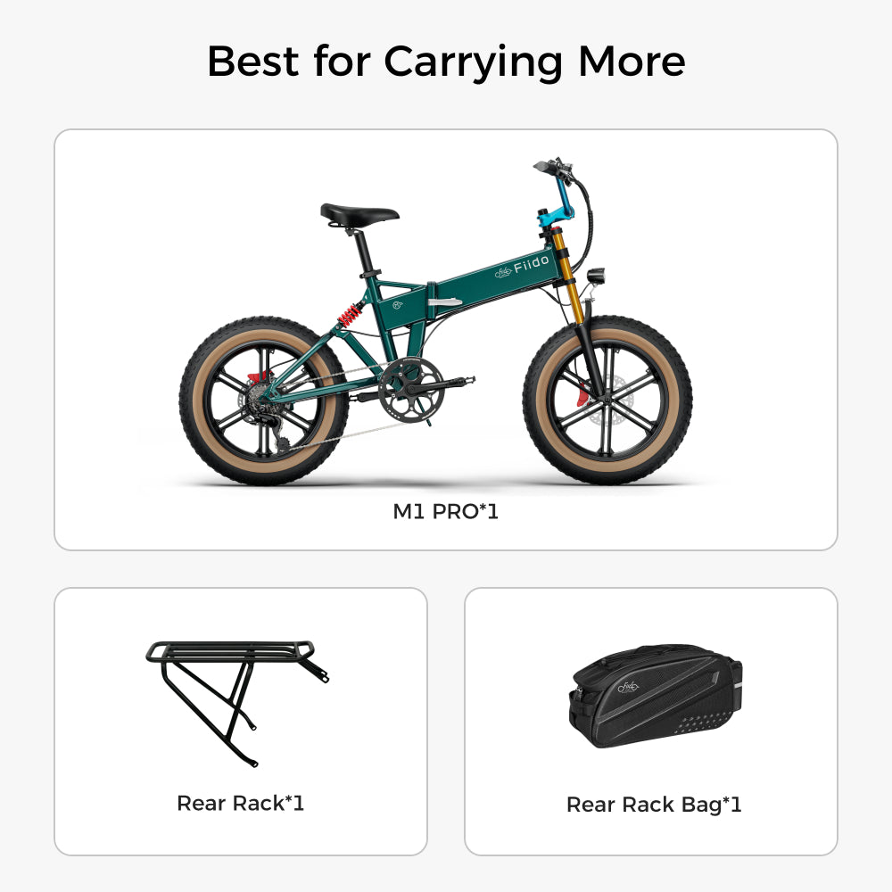 fiido m1pro 615wh faltbares fullsuspension elektro-mountainbike Fiido M1 Pro