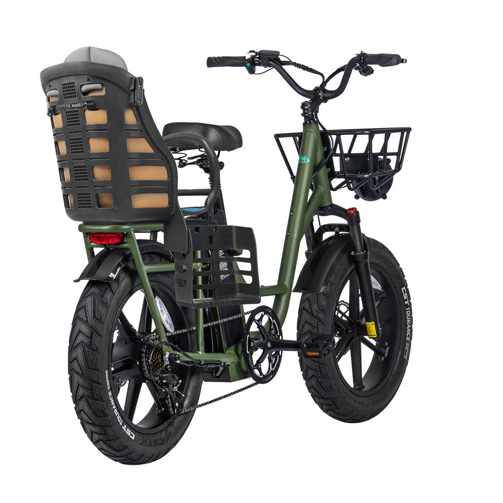 Child seat electric online bike