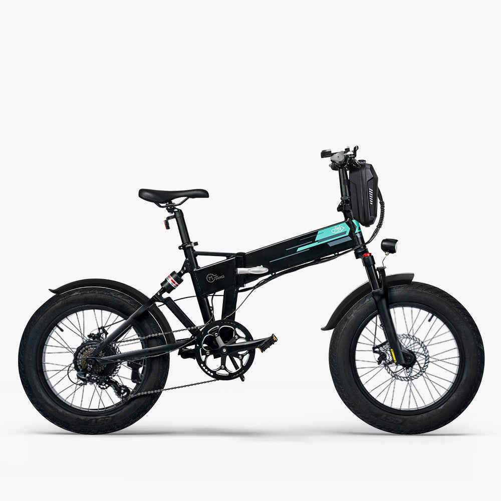 Fiido M1 Pro - Fat Tire Folding Electric Bikes with Front Bag