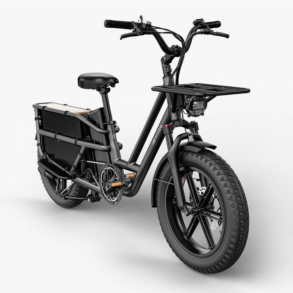 Fiido T2 Electric Cargo Bike: 440 lbs Payload, 85 Miles Long Range
