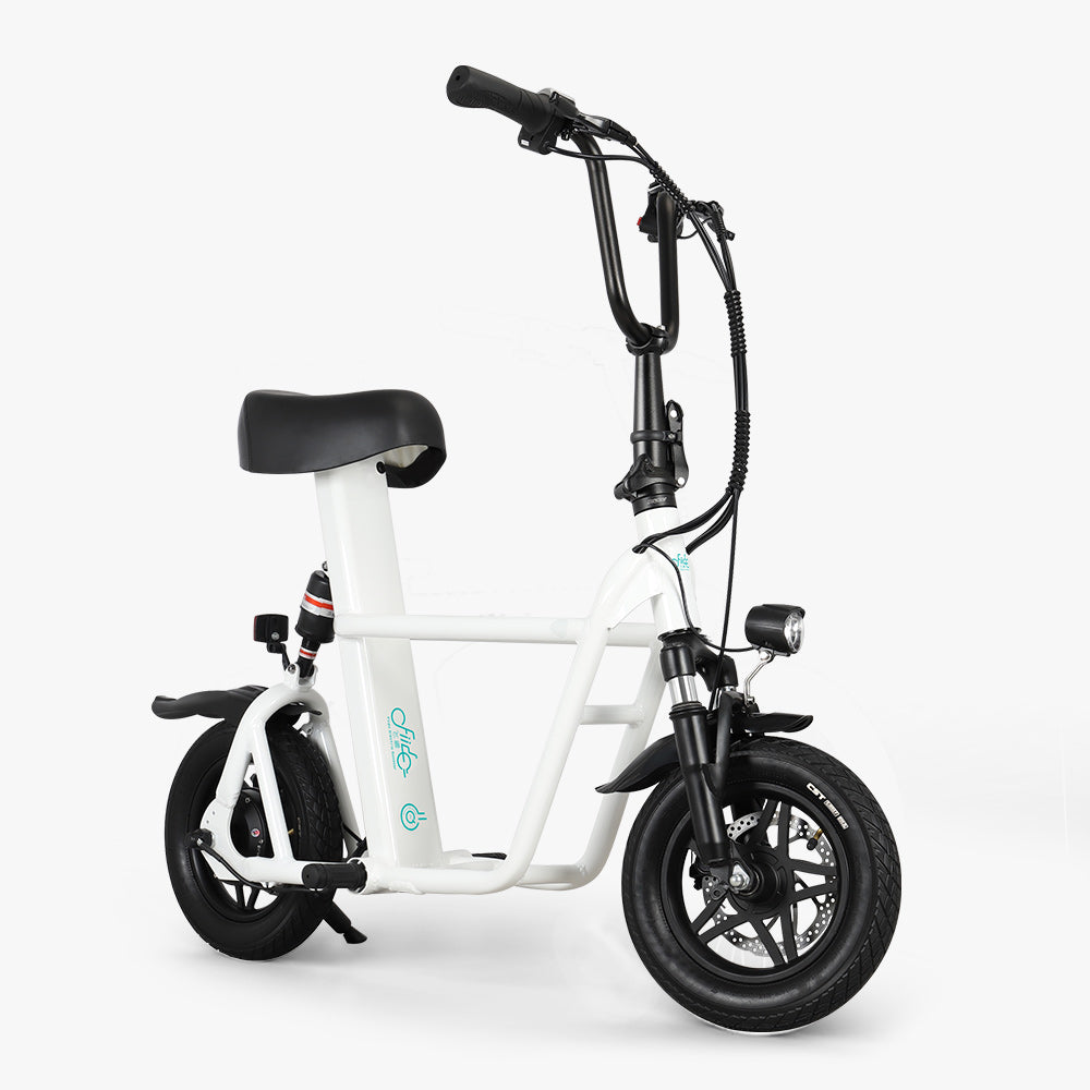Fiido Q1S White Folding Electric Scooter right side view